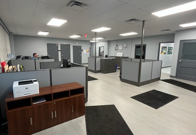 Updated office space at ABF’s service center in New Haven, CT