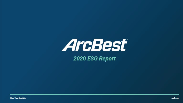 ArcBest 2020 ESG Report Thumbnail