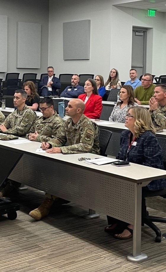 veterans listening to a talk