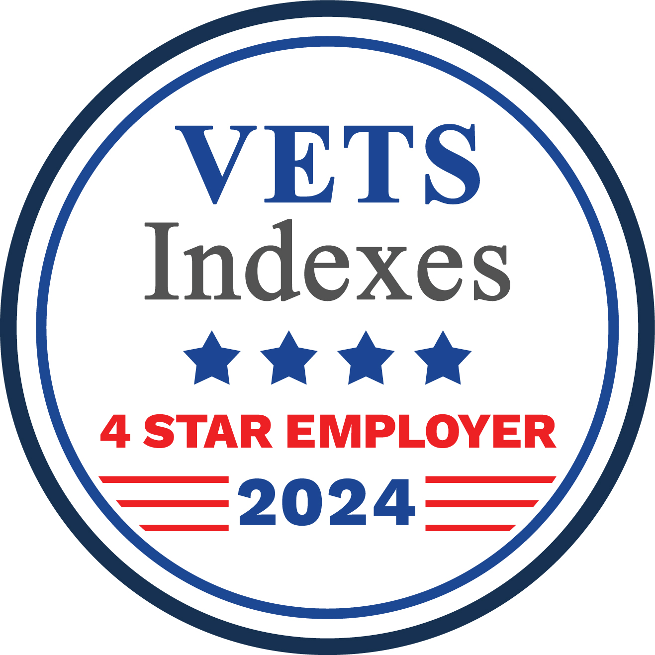 2024 VETS Indexes 4-Star Employer Logo