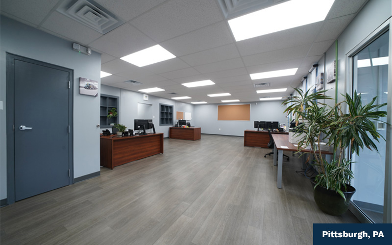 Pittsburg, PA office area renovation