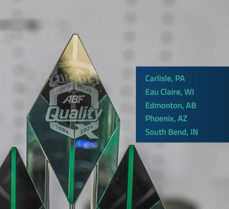 President’s Quality Award trophy