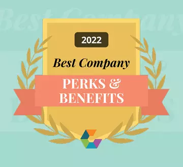 Comparably Best Perks & Benefits and Best Compensation 2022 logo