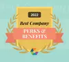 Comparably Best Perks & Benefits and Best Compensation 2022 logo