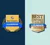 U.S. News Best Companies to Work For in transportation badge and Comparably Best Leadership Teams badge