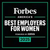 Forbes America's Best Employers for Women 2025 award badge